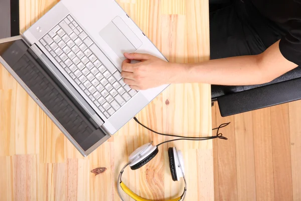 Wooden Desk — Stock Photo, Image